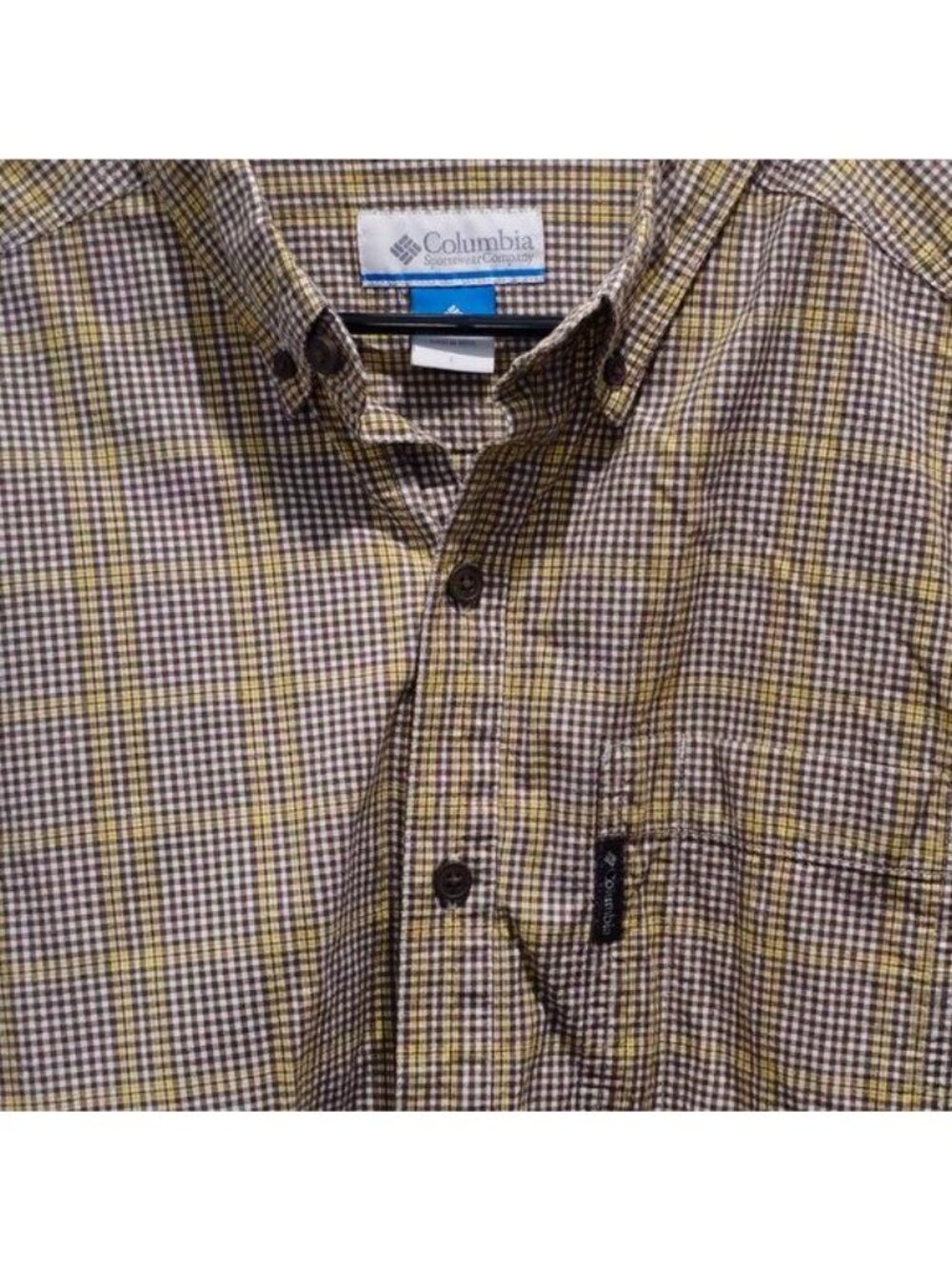 Columbia Men's Plaid Long Sleeve Shirt | Size L | Rugged Comfort Meets Everyday - Picture 4 of 13
